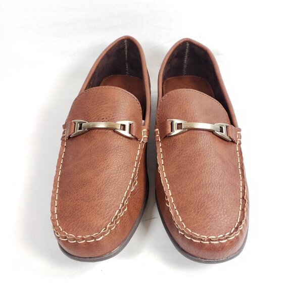 Simply Styled Loafers Men's Size 11 Brown Leather - Picture 5 of 7
